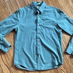 J. Crew Men's Blue Button Down Shirt